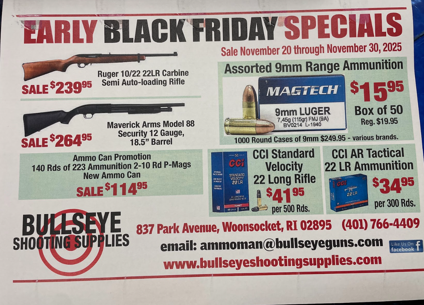early black friday specials