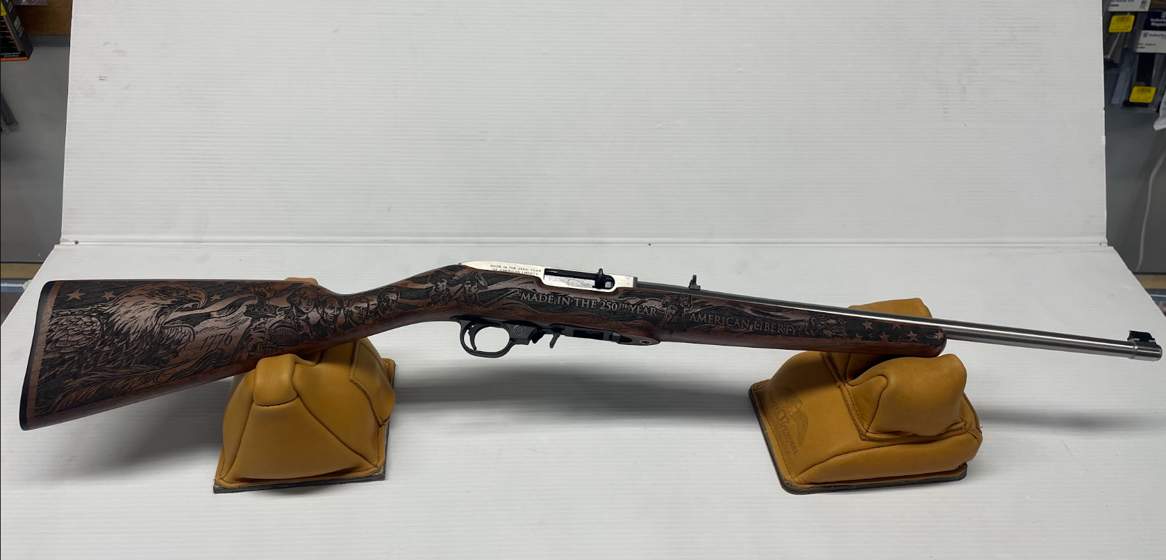 Ruger 10.22 engraved usa
